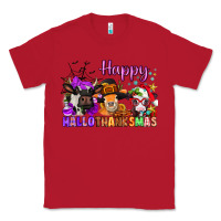 Red happy hallothanksmas cows  nancy Classic Tee - NancyCooperArtShop