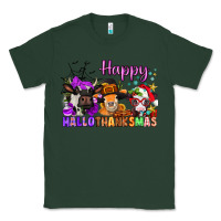 Sports Green happy hallothanksmas cows  nancy Classic Tee - NancyCooperArtShop