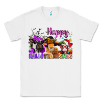 White happy hallothanksmas cows  nancy Classic Tee - NancyCooperArtShop
