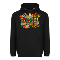 Black cinco de mayo school counselor Heavyweight Hoodie - CowGirlArtShop