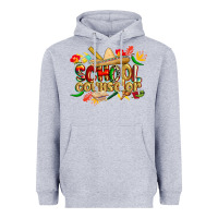 Heather Grey cinco de mayo school counselor Heavyweight Hoodie - CowGirlArtShop