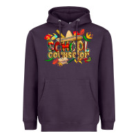Plum cinco de mayo school counselor Heavyweight Hoodie - CowGirlArtShop