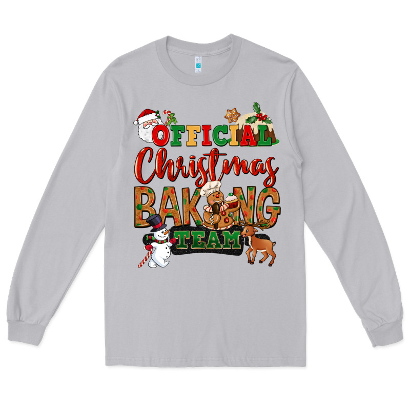 Official Christmas Baking Team Long Sleeve Tee by NancyCooperArtShop | Teevron