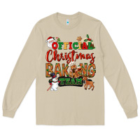Mushroom Official Christmas baking team Long Sleeve Tee - NancyCooperArtShop