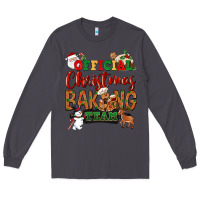 Smoke Official Christmas baking team Long Sleeve Tee - NancyCooperArtShop