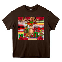 Chocolate Brown Chihuahua Christmas Heavy Core Tee - JahusDesignShop