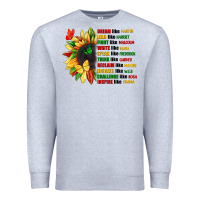 Heather Grey dream like martin juneteenth Premium Sweatshirt - CowGirlArtShop