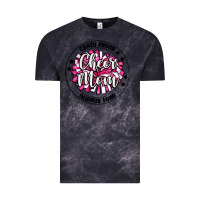 Cloud Black cheer mom Vintage Tee - MaliasSmallBusiness