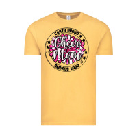 Vintage Mustard cheer mom Vintage Tee - MaliasSmallBusiness