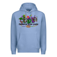 Colony Blue cdl mardi gras Premium Hoodie - CowGirlArtShop
