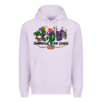 Lilac cdl mardi gras Premium Hoodie - CowGirlArtShop