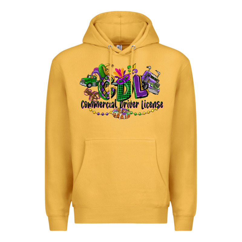 Cdl Mardi Gras Premium Hoodie by CowGirlArtShop | Teevron