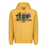 Mustard cdl mardi gras Premium Hoodie - CowGirlArtShop