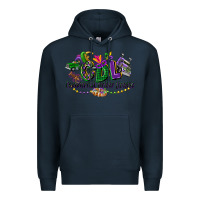 Navy cdl mardi gras Premium Hoodie - CowGirlArtShop