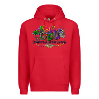 Red cdl mardi gras Premium Hoodie - CowGirlArtShop