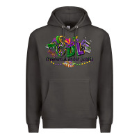 Smoke cdl mardi gras Premium Hoodie - CowGirlArtShop