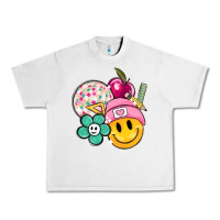Lunar Rock smiley face and school elementary Urban Heavy Tee - MaliasSmallBusiness
