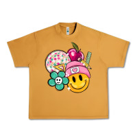 Peanut Butter smiley face and school elementary Urban Heavy Tee - MaliasSmallBusiness