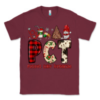 Burgundy pct patient care technician  christmas Classic Tee - JahusDesignShop