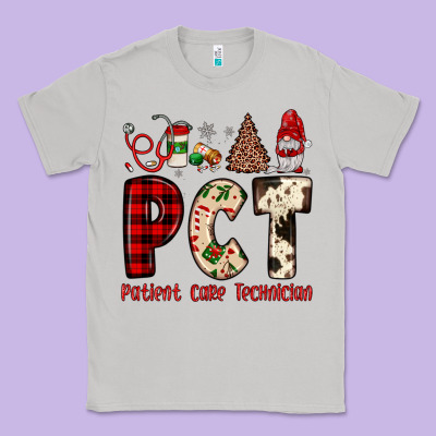 Pct Patient Care Technician  Christmas Classic Tee Designed By Jahusdesignshop