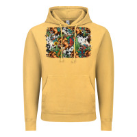 Vintage Mustard western rodeo background Vintage Hoodie - Jasminsmagicworld