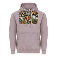 Vintage Zinc western rodeo background Vintage Hoodie - Jasminsmagicworld