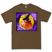 Cacao witch with crystal ball tumbler Premium Tee - BundleAndBundleShop