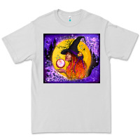 Dove Grey witch with crystal ball tumbler Premium Tee - BundleAndBundleShop