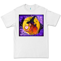 White witch with crystal ball tumbler Premium Tee - BundleAndBundleShop