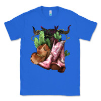 True Royal cowgirl boots hat horns cactus Classic Tee - NancyCooperArtShop