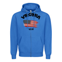True Royal VIRGINIA U.S.A Zipper Hoodie - Bettercallsaul