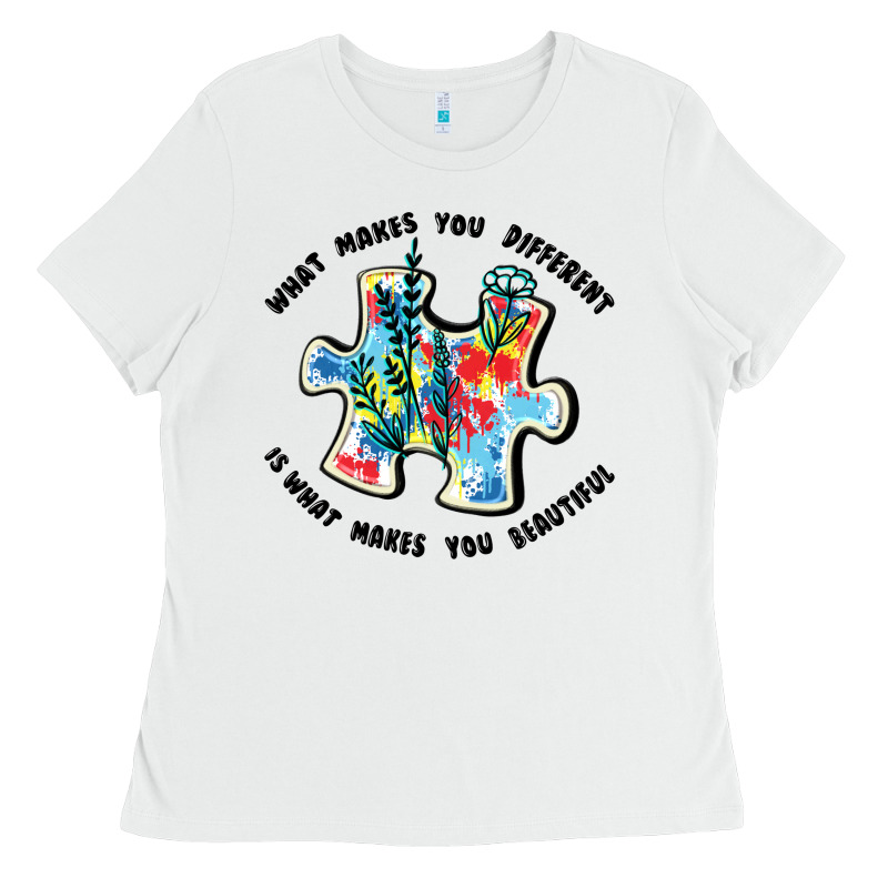 What Makes You Different Is What Makes You Beautif Ladies Tee by JahusDesignShop | Teevron