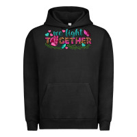 Pigment Black We Fight Together Urban Hoodie - BundleAndBundleShop
