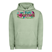 Pigment Oil Green We Fight Together Urban Hoodie - BundleAndBundleShop