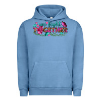 Pigment Pebble Blue We Fight Together Urban Hoodie - BundleAndBundleShop