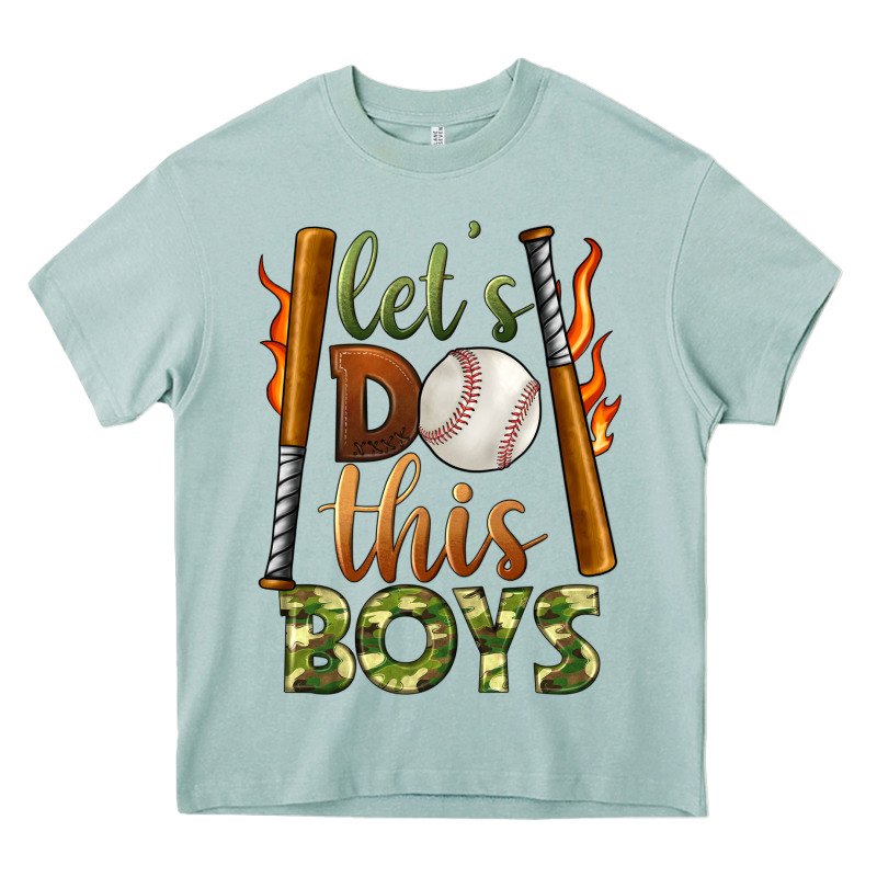 Let's Do This Boys Baseball Heavy Core Tee by BundleAndBundleShop | Teevron