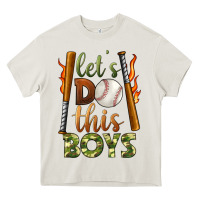 Cream let's do this boys baseball Heavy Core Tee - BundleAndBundleShop