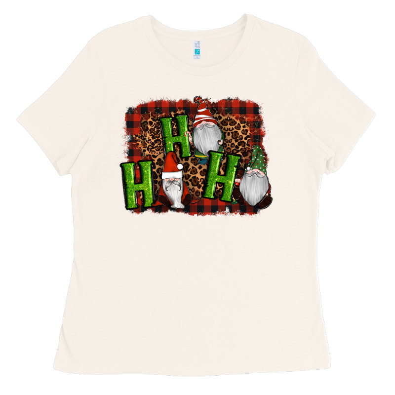 Ho Ho Ho Gnomes Christmas Ladies Tee by RanaPortraitStore | Teevron