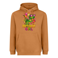 Meerkat 2rd birthday girl t rex pink Heavyweight Hoodie - CowGirlArtShop