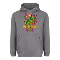 Storm 2rd birthday girl t rex pink Heavyweight Hoodie - CowGirlArtShop