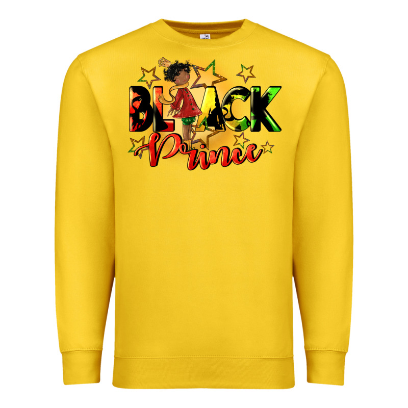 Black Prince Premium Sweatshirt by CowGirlArtShop | Teevron