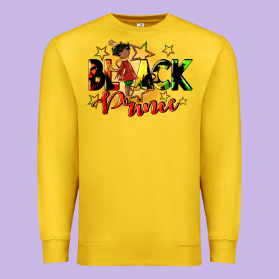 Black Prince Premium Sweatshirt Designed By Cowgirlartshop