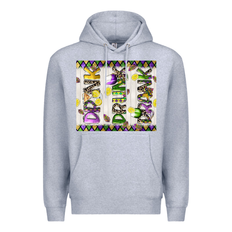 Drink Drunk Drank Tumbler 3 Premium Hoodie by CowGirlArtShop | Teevron