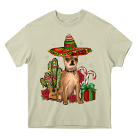 Mossy Chihuahua Christmas Heavy Core Tee - JahusDesignShop
