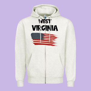 West Virginia Zipper Hoodie Designed By Bettercallsaul