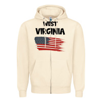 Sandshell WEST VIRGINIA Zipper Hoodie - Bettercallsaul