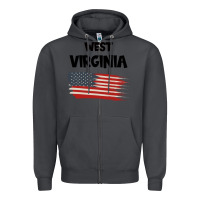 Smoke WEST VIRGINIA Zipper Hoodie - Bettercallsaul