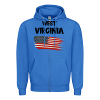 True Royal WEST VIRGINIA Zipper Hoodie - Bettercallsaul