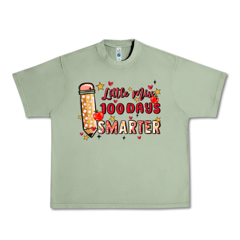 Little Miss 100 Days Smarter Urban Heavy Tee by MaliasSmallBusiness | Teevron