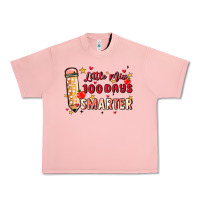 Salmon little miss 100 days smarter Urban Heavy Tee - MaliasSmallBusiness